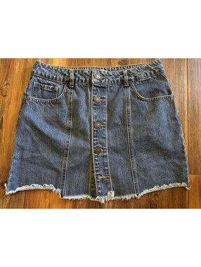 Forever 21, Button -Front Denim Skirt